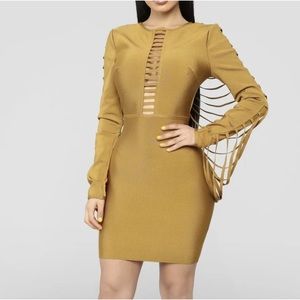 Fashion Nova Bandage Mini Dress